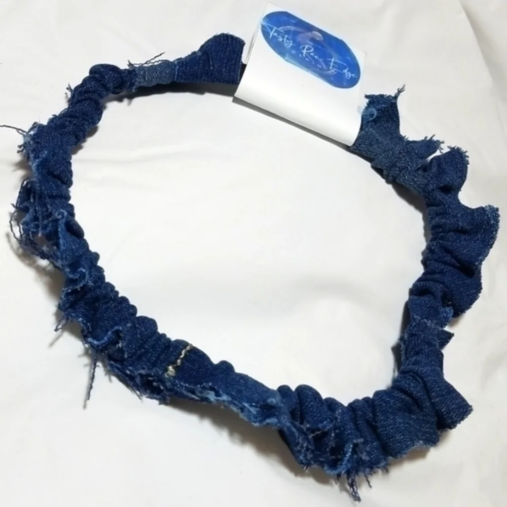 Tasty Raw Edge Denim HEADBANZ 